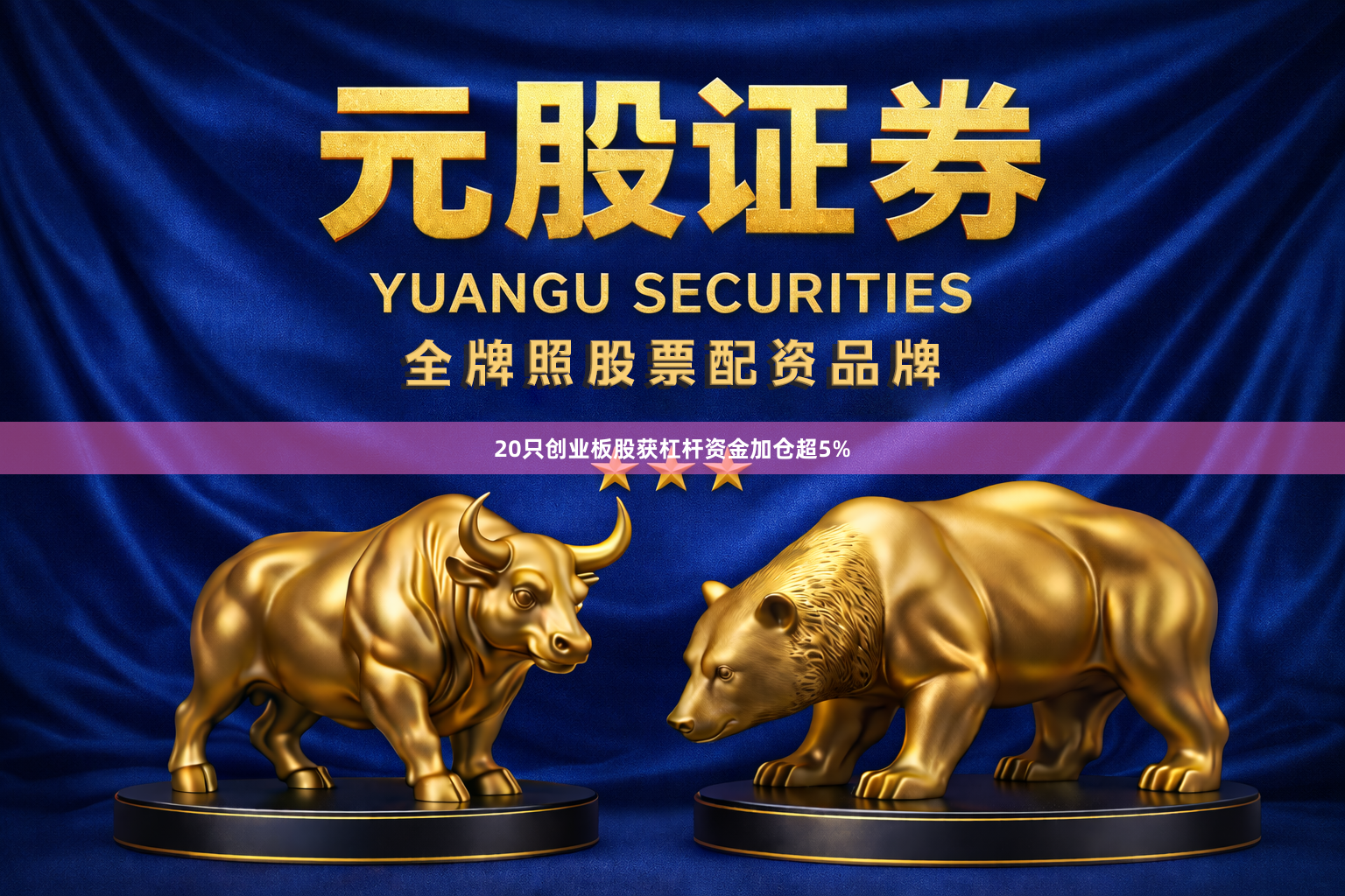 20只创业板股获杠杆资金加仓超5%