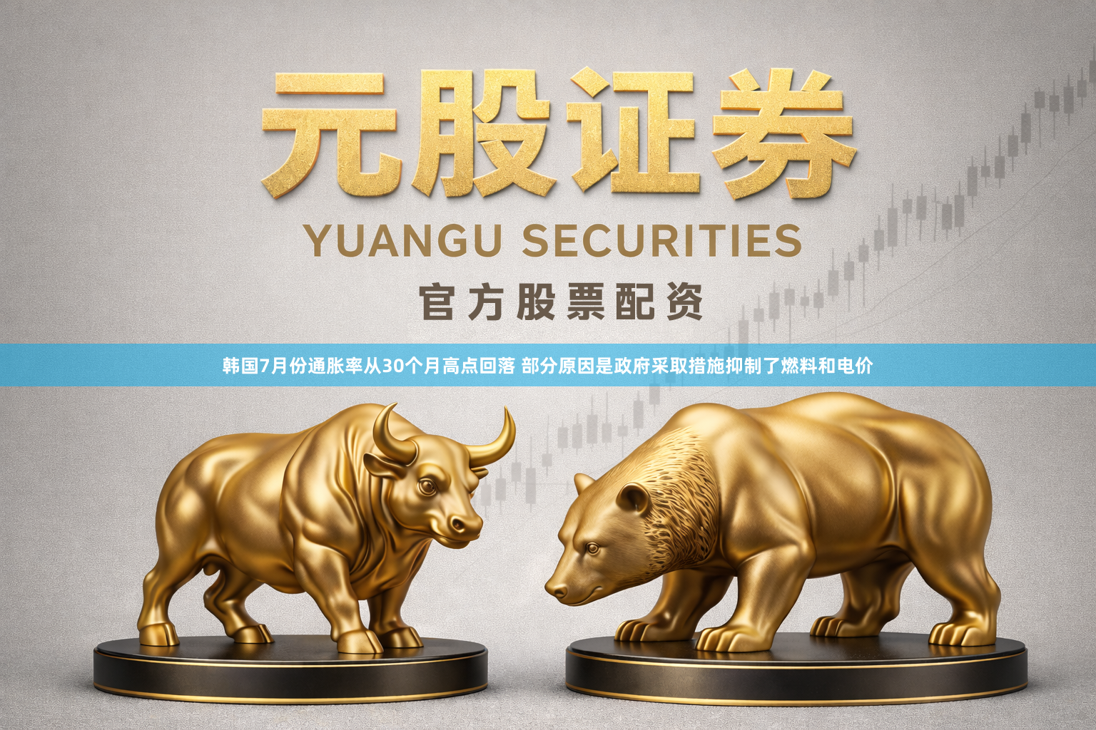 韩国7月份通胀率从30个月高点回落 部分原因是政府采取措施抑制了燃料和电价