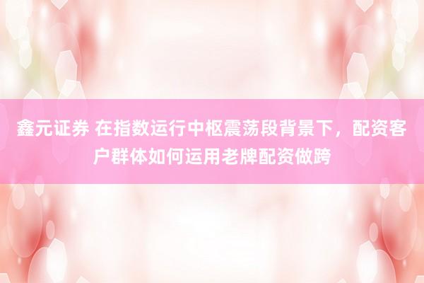 鑫元证券 在指数运行中枢震荡段背景下，配资客户群体如何运用老牌配资做跨